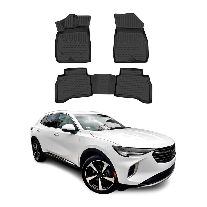 2021-2024 Buick Envision Floor Mats Liners Full Set All Weather Black