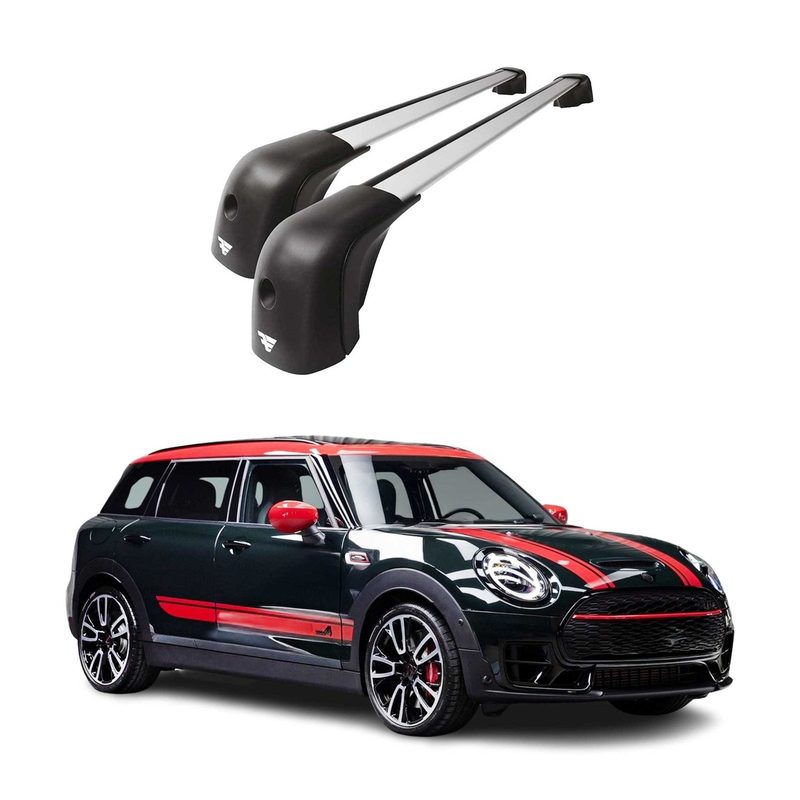 2016-2024 Mini Cooper Clubman F54 Roof Racks Cross Bars Silver
