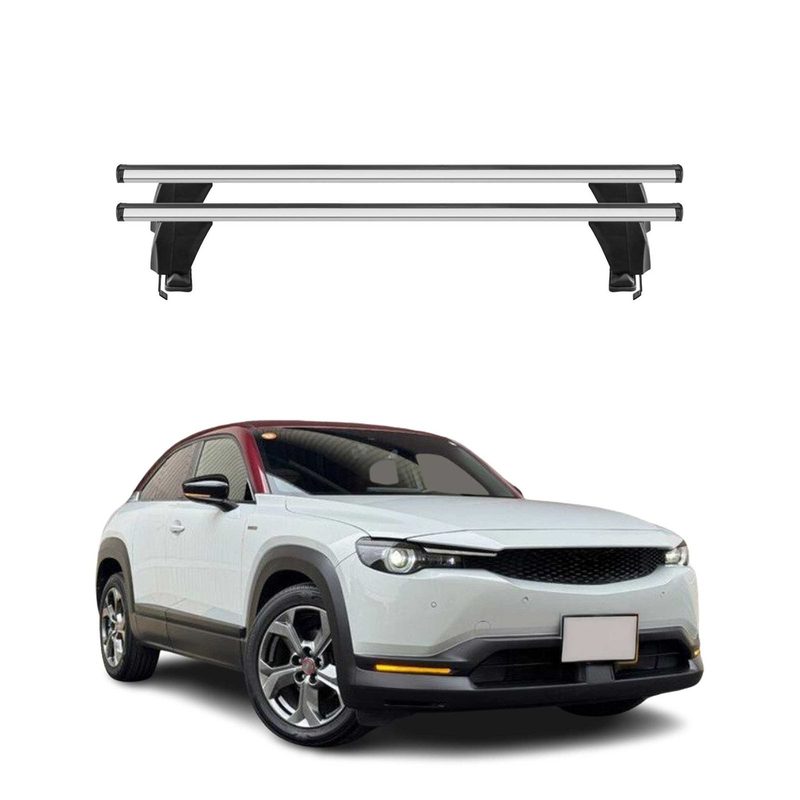 2022-2023 Mazda MX-30 EV Roof Rack Cross Bars Silver