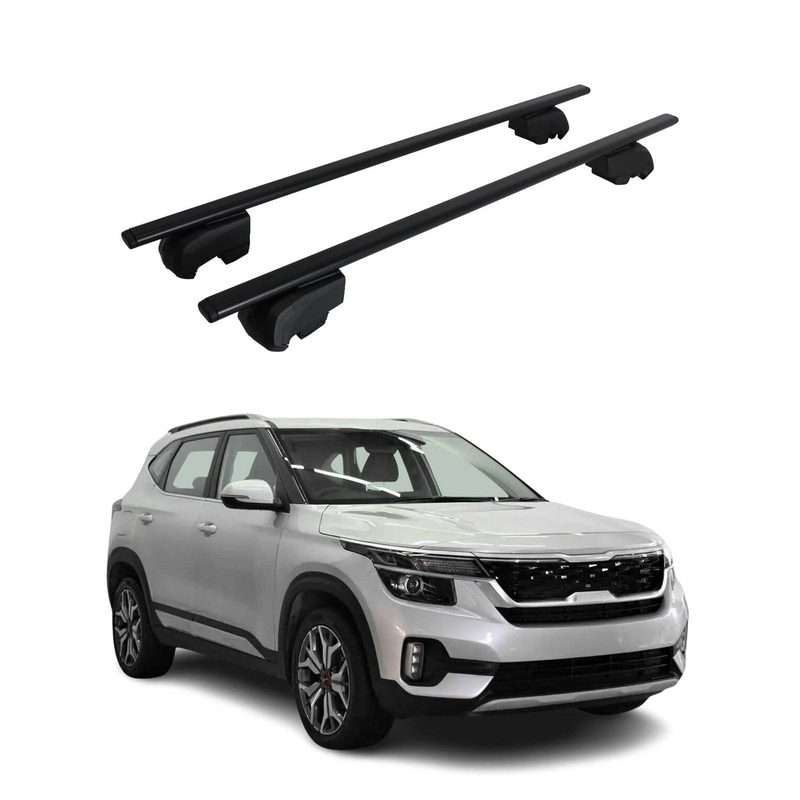 2021-2026 Kia Seltos Roof Rack Cross Bars Black