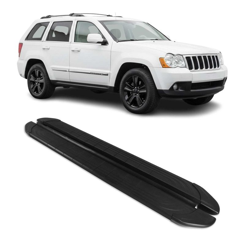 2005-2010 Jeep Grand Cherokee Running Boards Side Steps Black