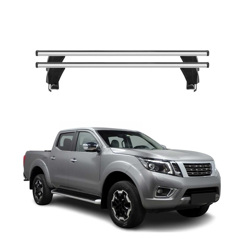 2014-2024 Nissan Navara D23 Roof Rack Cross Bars Silver