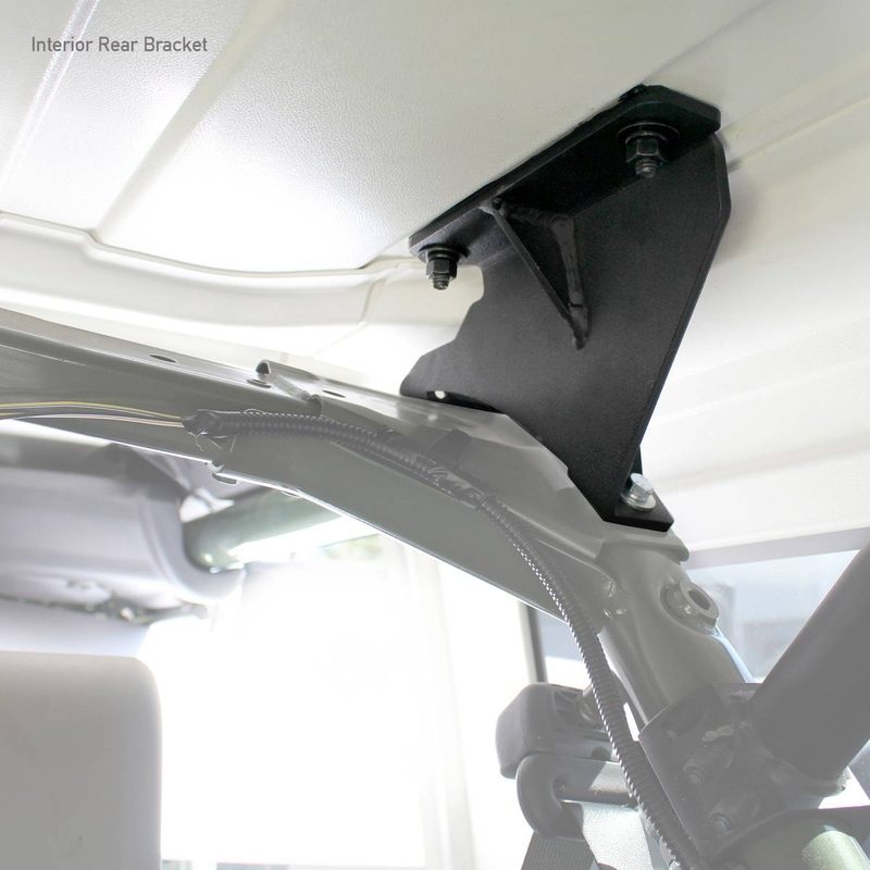 Kit de Montaje para Canastilla SRM al Roll Bar para Jeep Wrangler JK 07-18