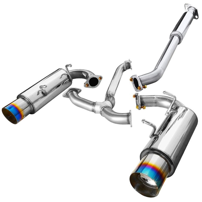 2012-2017 Scion FRS/ BRZ/ Toyota 86 Dual Muffler Catback Exhaust Burnt Tip