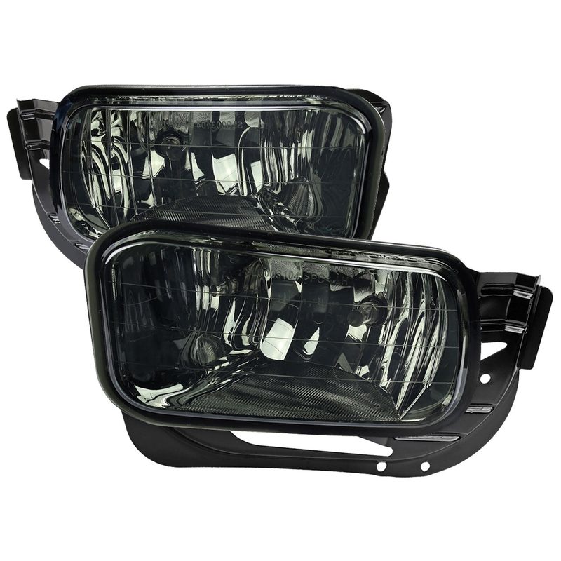 2009-2012 Dodge RAM 1500/ 2010-2018 RAM 2500/3500 H10 Fog Lights Chrome/Smoke