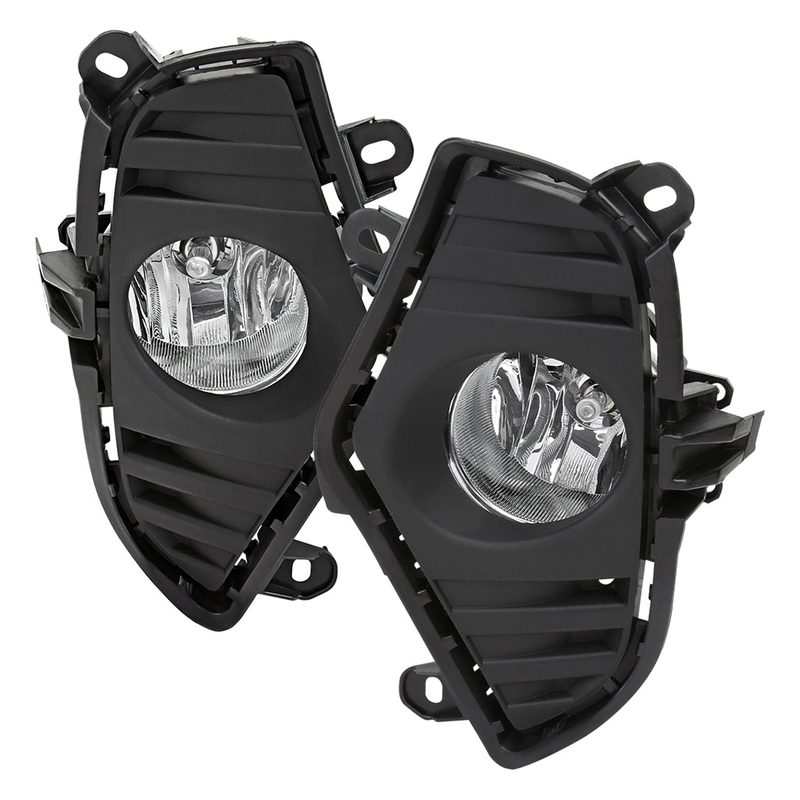 2019-2022 Toyota RAV4 H16 Fog Lights Kit Chrome Housing/Clear Lens