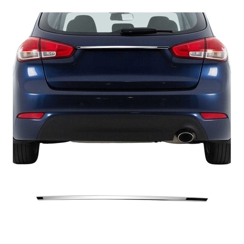 2014-2018 Kia Forte Rear Trunk Tailgate Door Handle Cover Stainless Steel Silver 1Pc