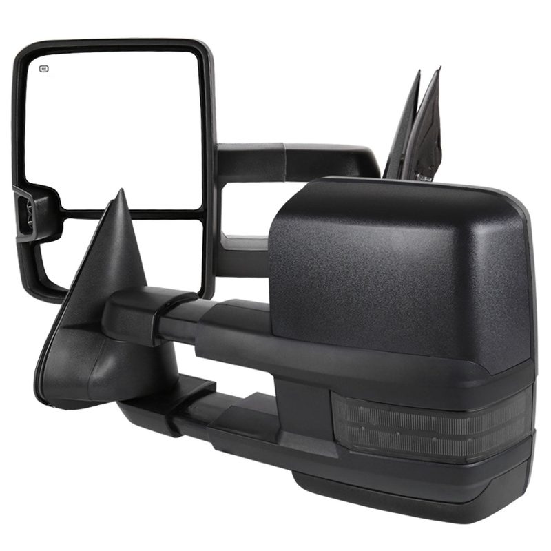 1999-2002 Chevy Silverado/Tahoe/Sierra/Yukon/XL Heated Towing Mirrors Smoke