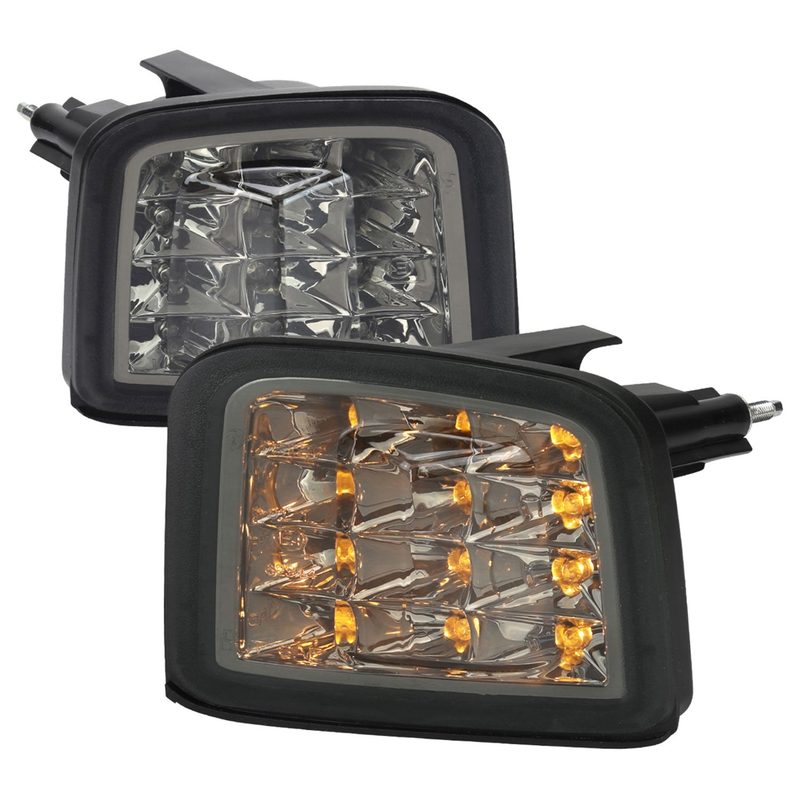 2015-2021 Subaru WRX /WRX STI Front Bumper LED Turn Signal Lights Chrome/Smoke