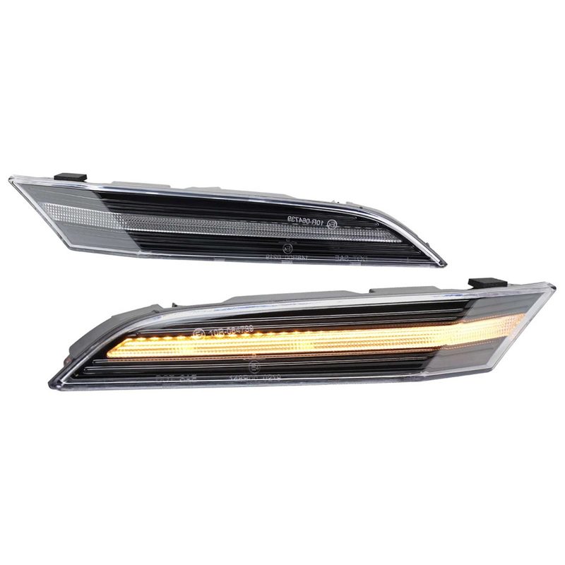 For Porsche 911 997/992 2019-2025 LED Turn Signal Light Clear With Sequental