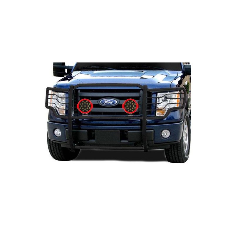 Fits 2009-2014 Ford F150 (BLK-17FP30MA-PLR)