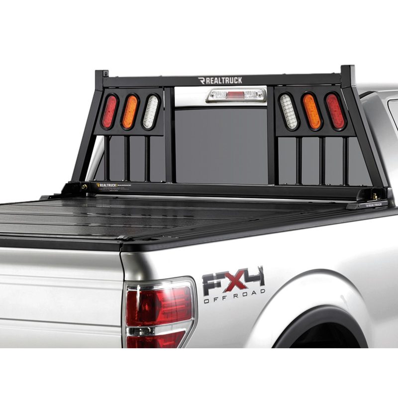 RealTruck Backrack Three Light Headache Rack 148TL&BKR-30127