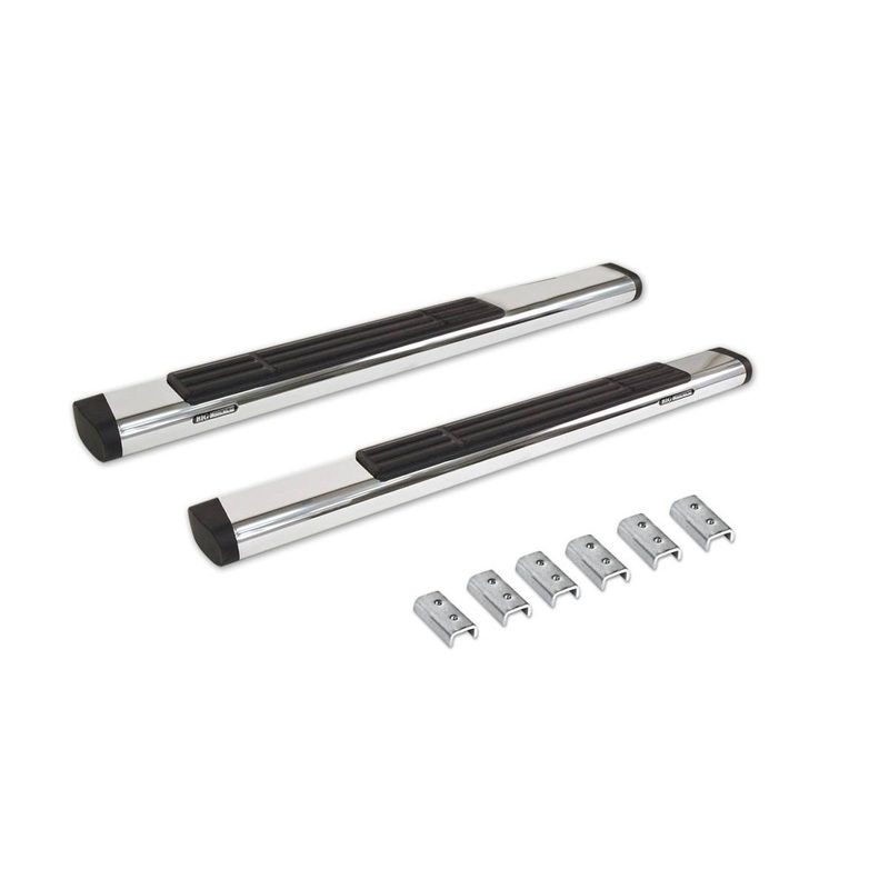 Estribos de 6" OE Xtreme Cromado - 52" + Brackets Ford F-150/Lobo 15 - 24 / F-250 - F-350 Super Duty 15-22