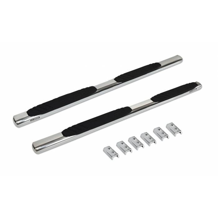 4" OE Xtreme 80" Estribos + brackets de instalacin Nissan Frontier V6 Pro4x 08-14 Inoxidable