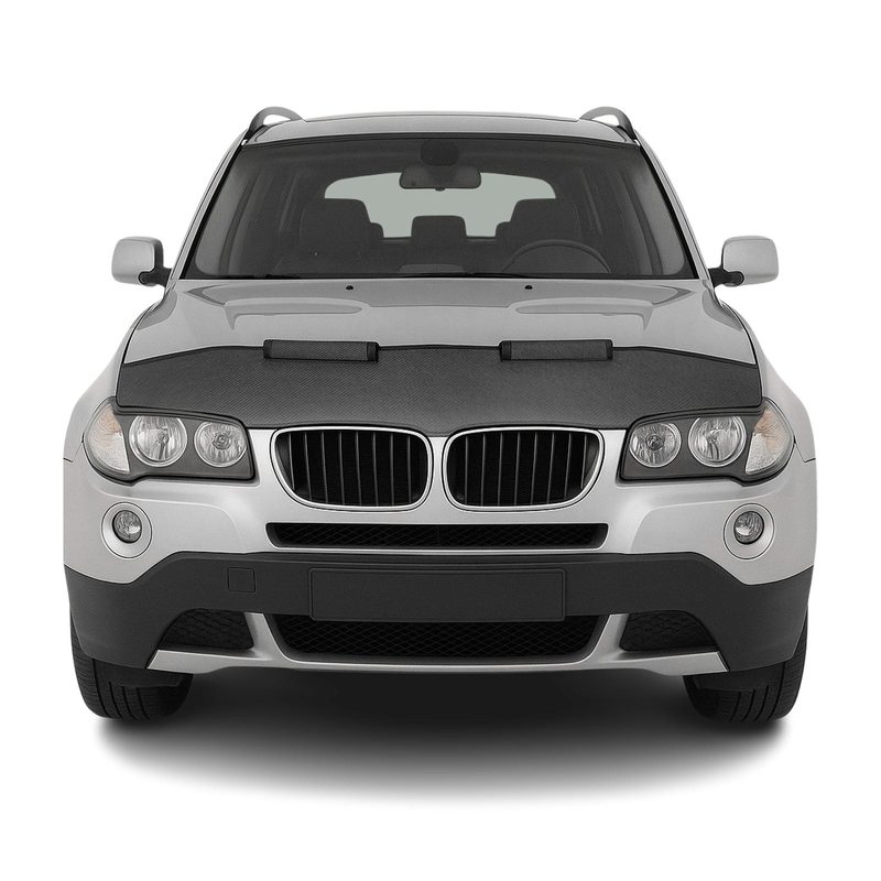 2004-2010 BMW X3 E83 Car Bonnet Mask Hood Bra Half Carbon
