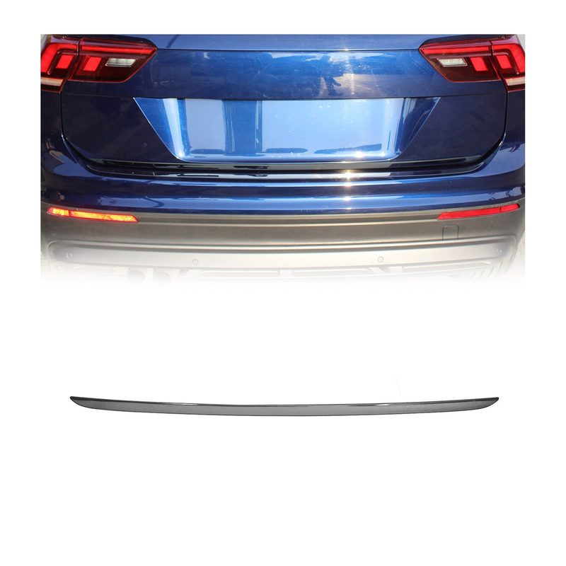 2018-2024 VW Tiguan Allspace Rear Trunk Molding Trim Stainless Steel Dark 1Pc