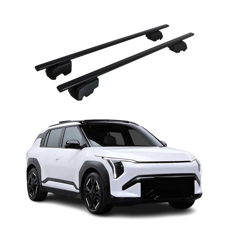 Top Roof Rack Cross Bars Luggage Carrier for Kia EV3 2026-2027 2Pcs Gray