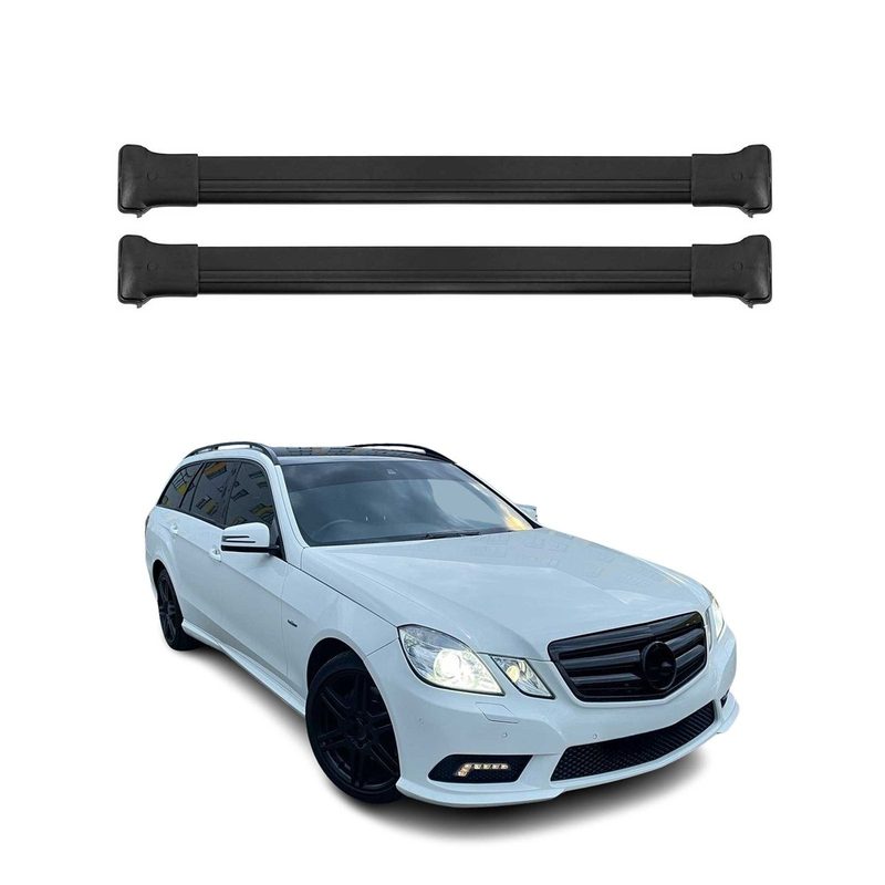2011-2016 Mercedes E Class S212 Wagon Roof Rack Cross Bars Black