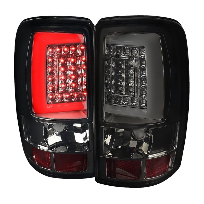 2000-2006 Chevy Suburban/Tahoe/Yukon/Yukon XL LED C Bar Tail Lights Smoke