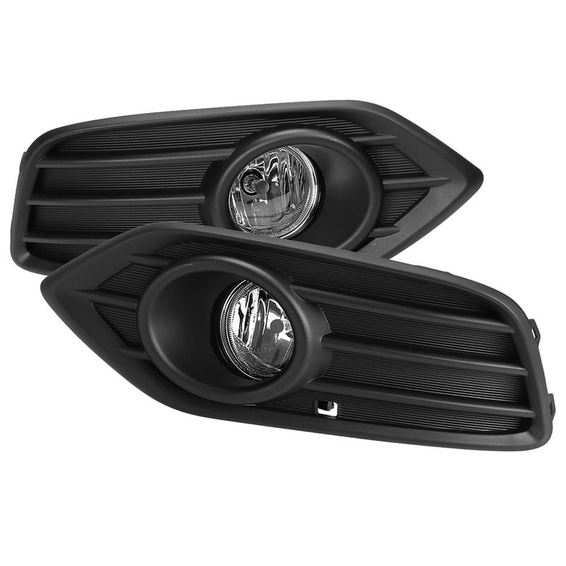 2019-2020 Honda HR-V H8 Fog Lights Kit Chrome Housing/Clear Lens