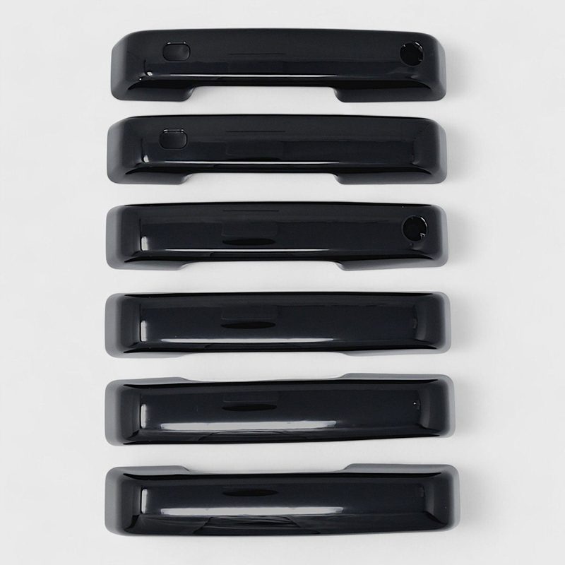 2023-2024 Ford F-250/350/450/550 Door Handle Cover Gloss Black 6Pcs ABS Plastic