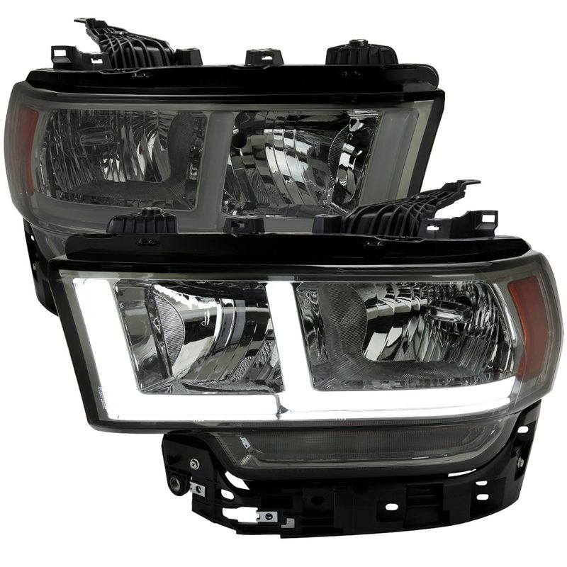2019-2024 Dodge RAM 2500/3500/4500/5500 LED Factory Headlights Chrome/Smoke