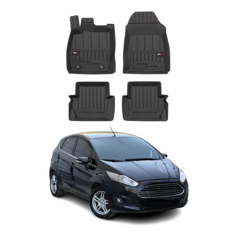 2011-2019 Ford Fiesta Premium Floor Mats Liners Full Set All Weather Heavy Duty