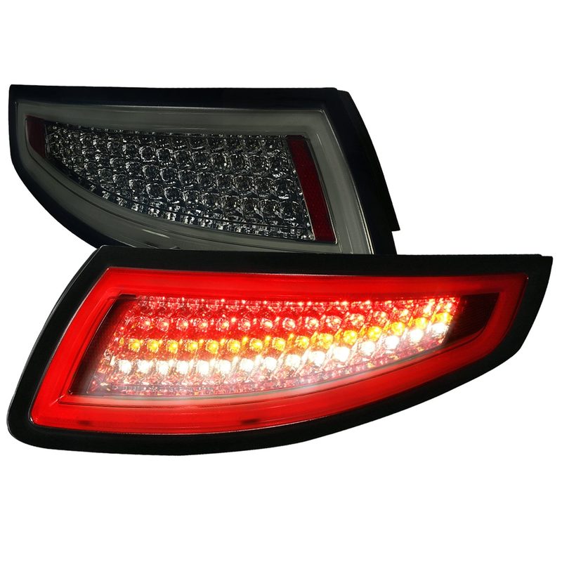 2005-2008 Porsche 911 997 Carrera / 911 997 GT3 LED Tail Lights Chrome/Smoke