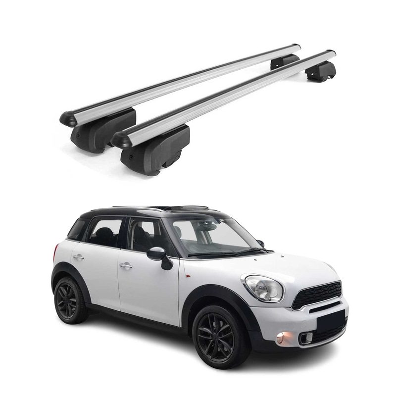 2011-2016 Mini Countryman R60 Roof Rack Cross Bars Silver