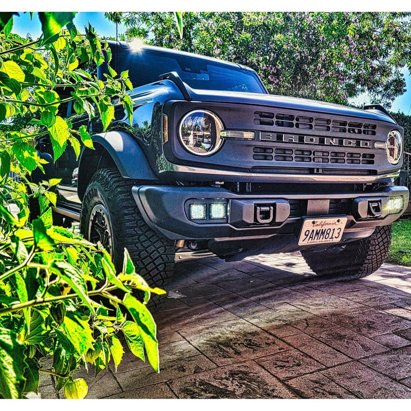 2021+ Ford Bronco Capable Bumper Dual Function Fog Light Kit