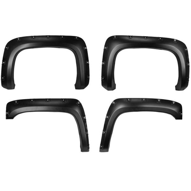 Fits 2007-2014 Chevy Silverado 1500/2500/3500, 8' Bed (BLK-FPSSI07)