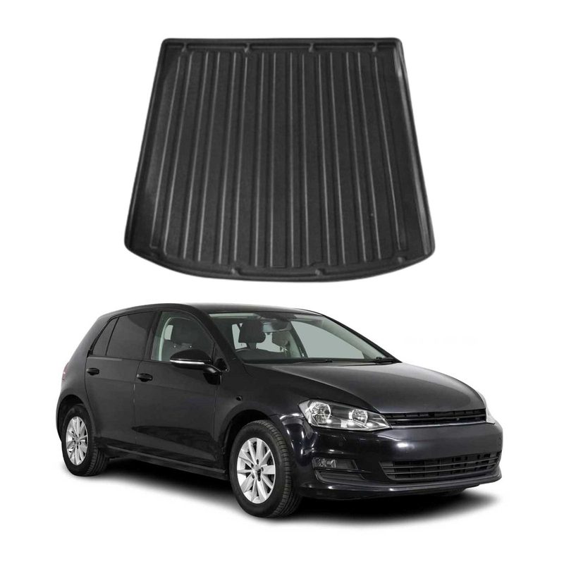 2015-2019 VW Golf SportWagen Mk7 Cargo Liner Trunk Mat All Weather Black