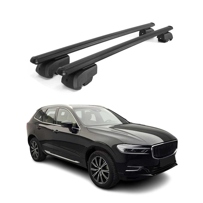 2018-2026 Volvo XC60 Roof Rack Cross Bars Black