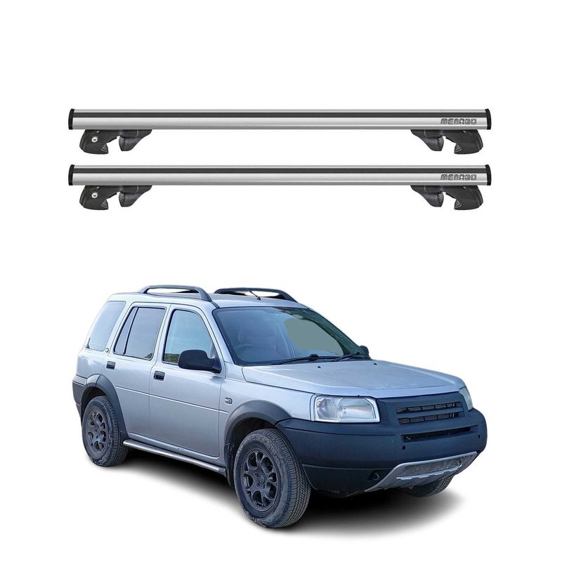 1996-2006 Land Rover Freelander Roof Rack Cross Bars Silver