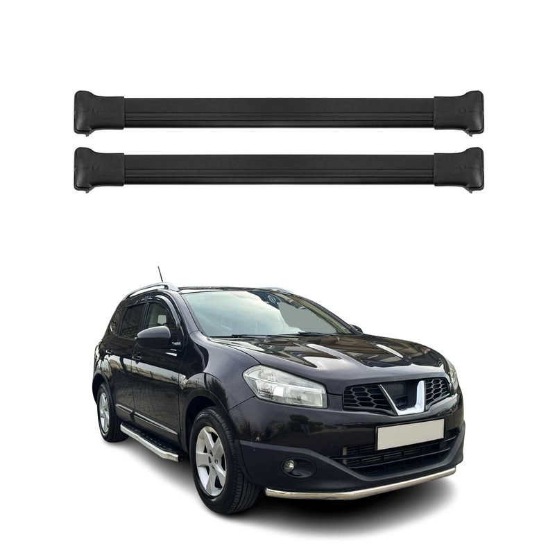 2017-2022 Nissan Rogue Sport Roof Rack Cross Bars Black