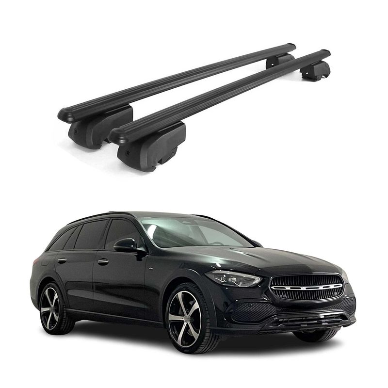 2022-2024 Mercedes C Class S206 Wagon Roof Rack Cross Bars Black