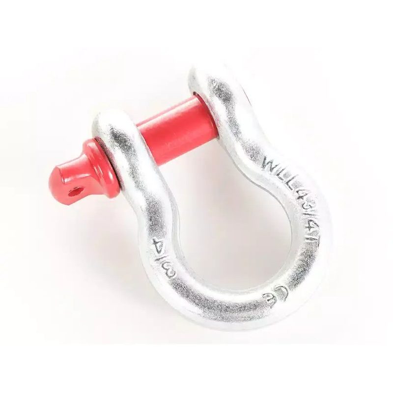 Shackles 5/8" 6000 libras (Par) Galvanizado c/pin rojo Rugged Ridge Aplicación Universal