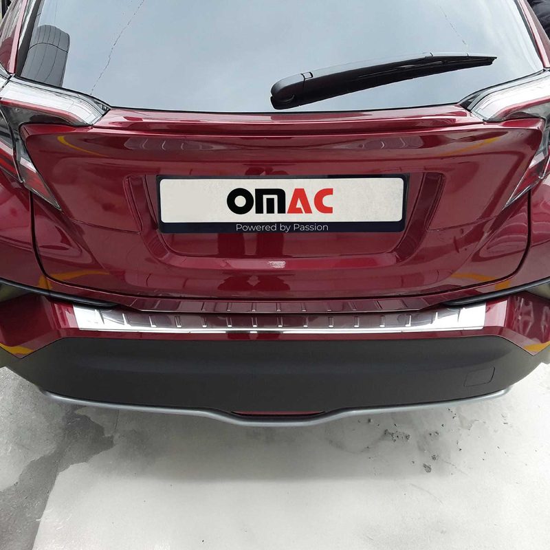 2018-2022 Toyota C-HR Rear Bumper Guard Stainless Steel Glossy