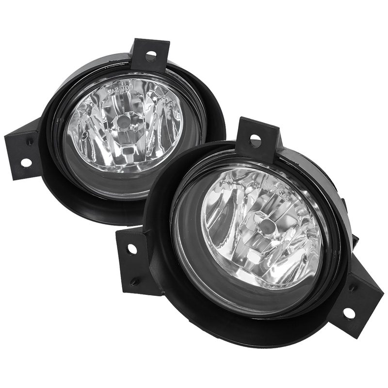 2001-2003 Ford Ranger H10 Fog Lights Chrome Housing/Clear Lens