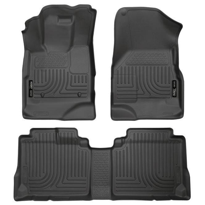 Tapetes Husky Weatherbeater 1ra y 2da Fila color Negro para Terrain 10-17