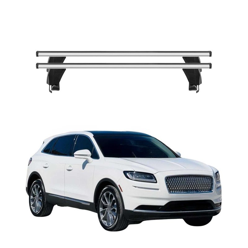2019-2023 Lincoln Nautilus Roof Rack Cross Bars Silver