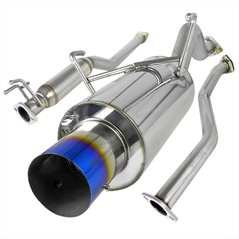 2001-2005 Honda Civic EX HX Si N1 Style Catback Exhaust System Burnt Tip