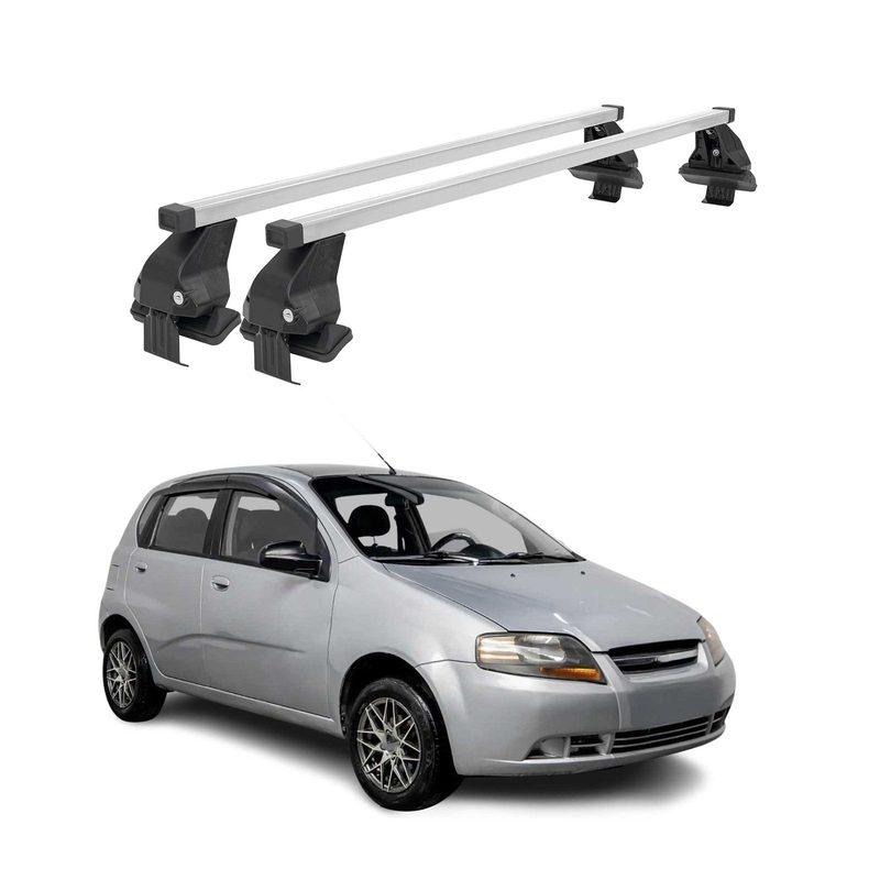 2004-2011 Chevrolet Aveo Hatchback Roof Rack Cross Bars Luggage Carrier 2 Pcs