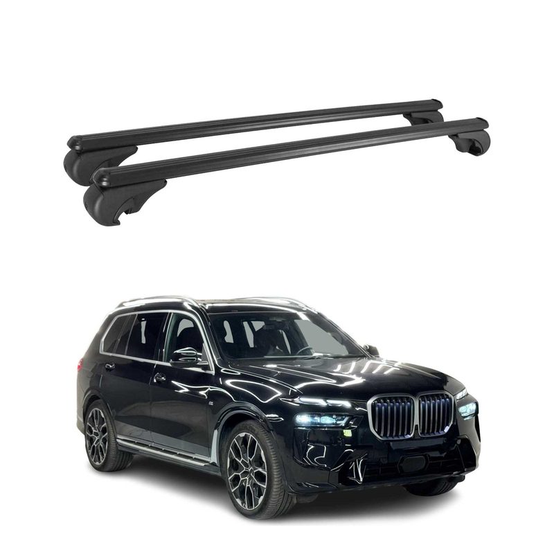 2019-2026 BMW X7 G07 Roof Rack Cross Bars Black
