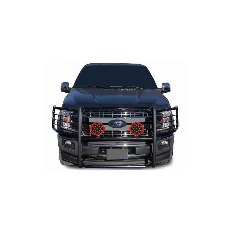 Fits 2015-2023 Ford F150 (BLK-17FP32MA-PLR)