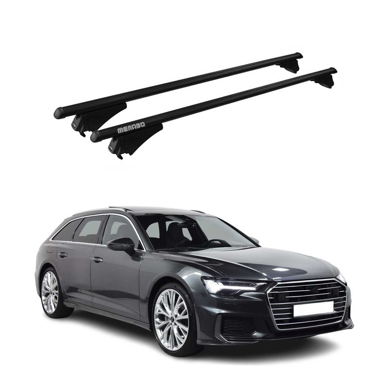 2021-2024 Audi A6 / RS6 Wagon Roof Rack Cross Bars Black