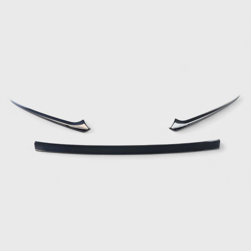 2023-2025 Honda CR-V Grille Overlay Gloss Black 3Pcs ABS Plastic