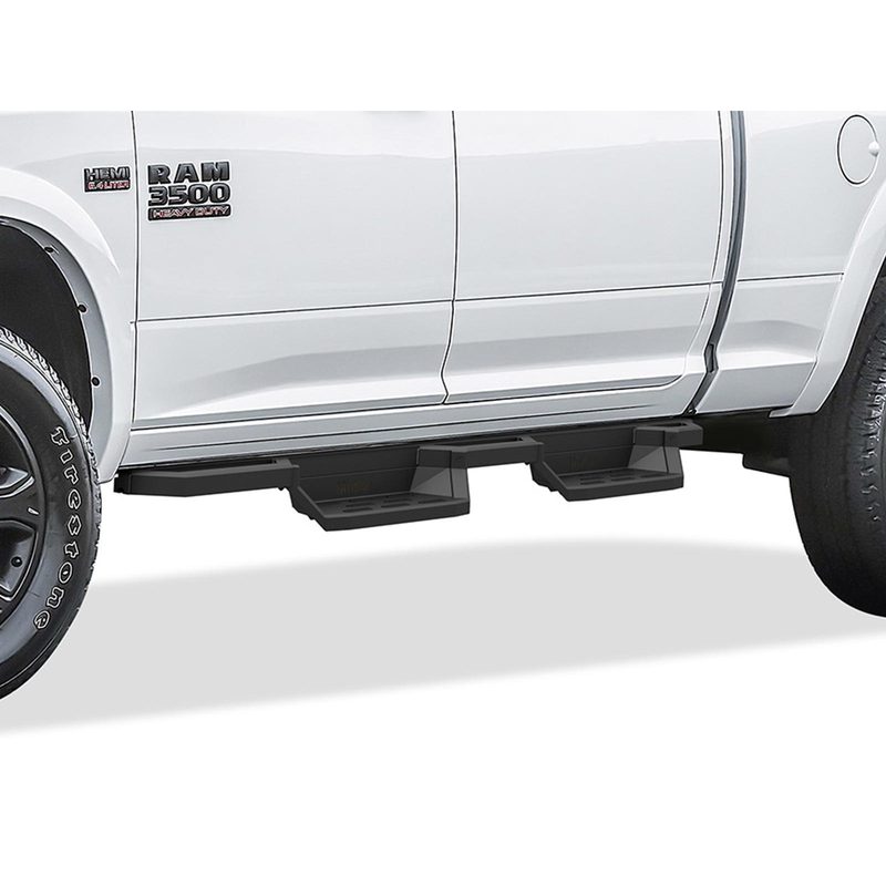 APS Black Square Tube Drop Style Nerf Bars IA04NBJ8B