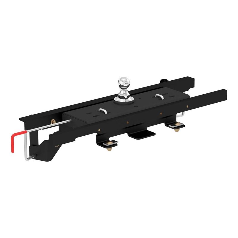 Double Lock Gooseneck Hitch Kit with Installation Brackets