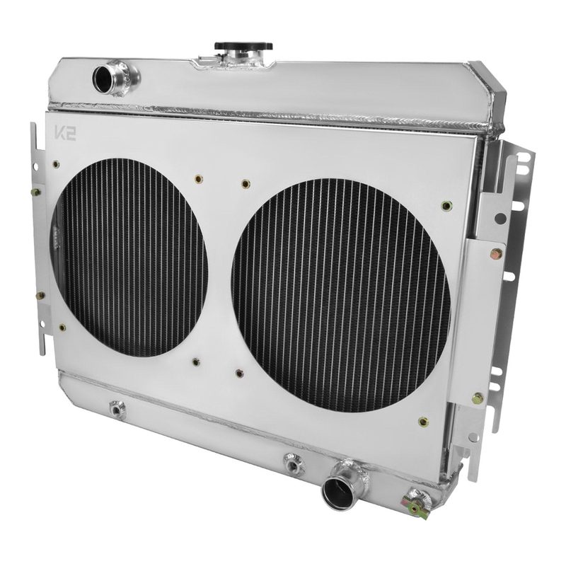 1963-1968 Chevy Impala / Bel Air/ Chevelle 3Row Radiator w Dual Fan Shroud